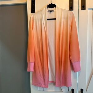 Boston Proper Ombré Lounge Duster/Cardigan
